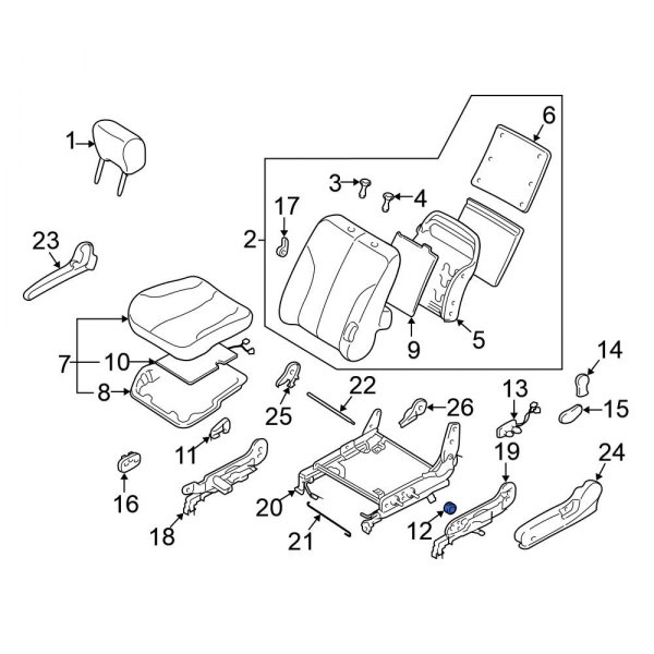 Seat Adjustment Knob