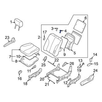 Nissan OE - Headrest Guide