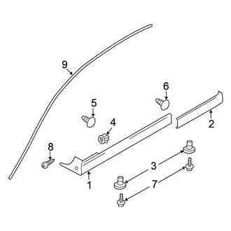 Nissan OE - Pillars, Rocker & Floor - Exterior Trim