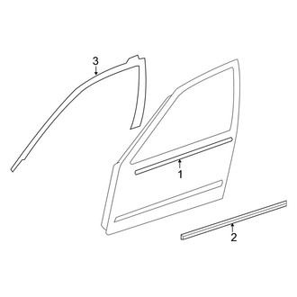 Nissan OE - Front Door - Exterior Trim