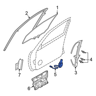 Nissan OE - Front Left Window Motor