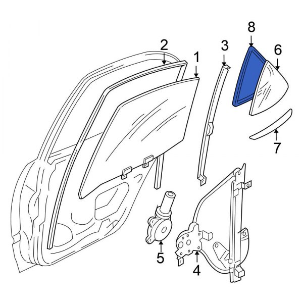 Side Glass Weatherstrip