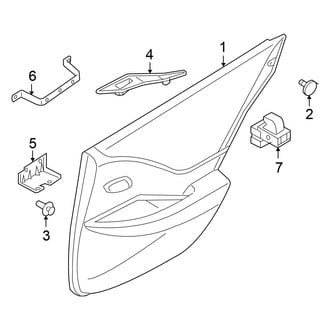 Nissan OE - Rear Door - Interior Trim