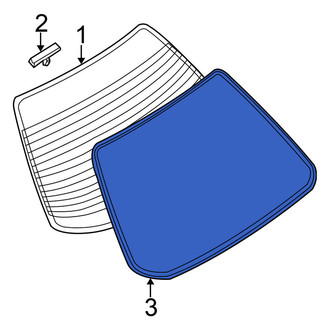 Nissan OE - Rear Back Glass Reveal Molding