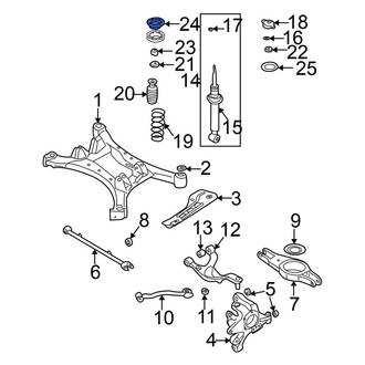 Nissan OE - Front Coil Spring Insulator