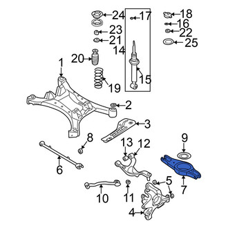 Nissan OE - Rear Lower Rearward Suspension Control Arm