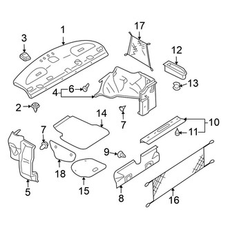 Nissan OE - Rear Body & Floor - Interior Trim