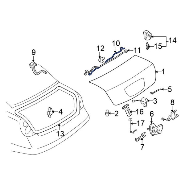 Trunk Torque Rod