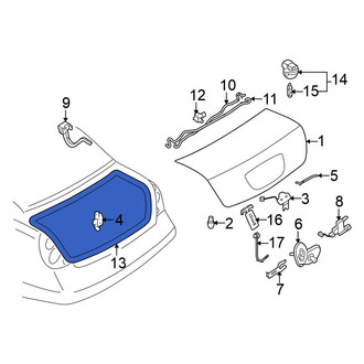 Nissan OE - Rear Deck Lid Seal