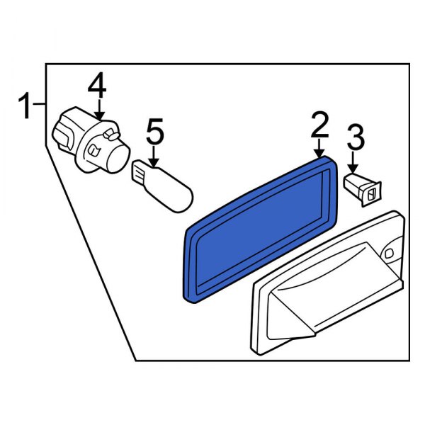 License Light Lens Gasket