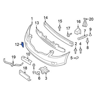 Nissan OE - Front Tow Eye Cap