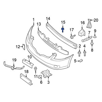 Nissan OE - Bumper Impact Bar Clip