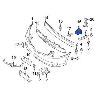 Nissan OE - Front Left Bumper Cover Reinforcement Bracket