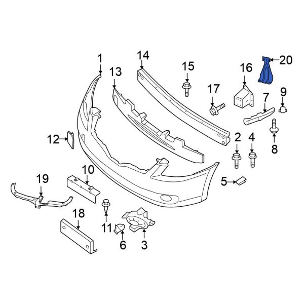 Bumper Cover Bracket