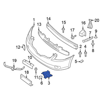 Nissan OE - Front Left Fog Light Trim