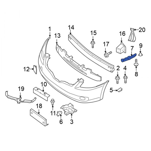 Bumper Cover Bracket