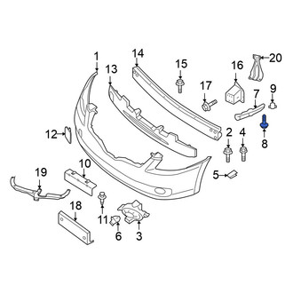 Nissan OE - Bumper Step Pad Screw