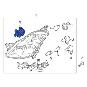 Nissan OE - Front Headlight Bulb