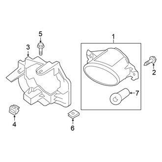 Nissan OE - Front Lamps - Fog Lamps (Gas)