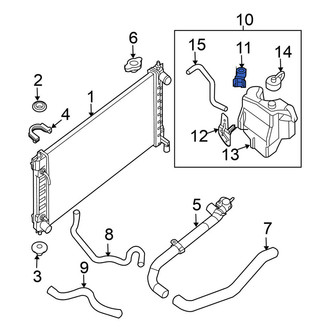 Nissan OE - Engine Coolant Reservoir Bracket