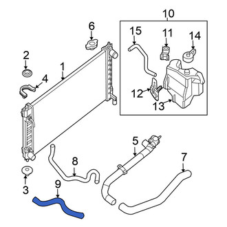 Nissan OE - Lower Automatic Transmission Oil Cooler Hose
