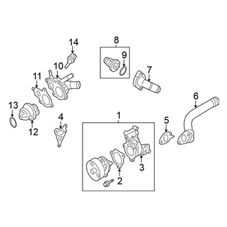 Nissan OE - Cooling - Water Pump (Sedan 2.5L)