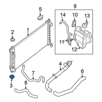 Nissan OE - Radiator Mount Bracket