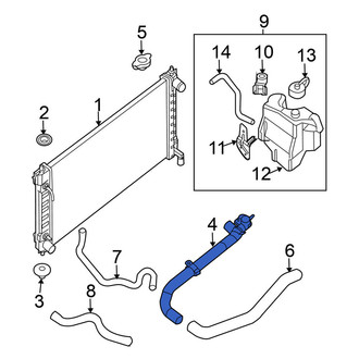 Nissan OE - Upper Radiator Coolant Hose