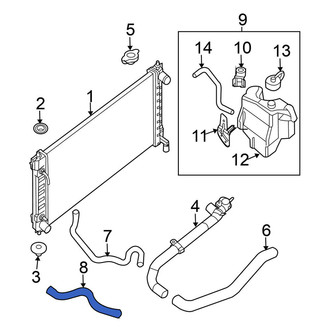 Nissan OE - Lower Automatic Transmission Oil Cooler Hose