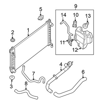 Nissan OE - Cooling - Radiator & Components (Sedan)