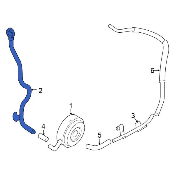 Engine Oil Cooler Line