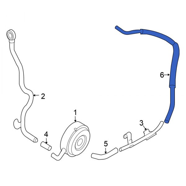 Engine Oil Cooler Line