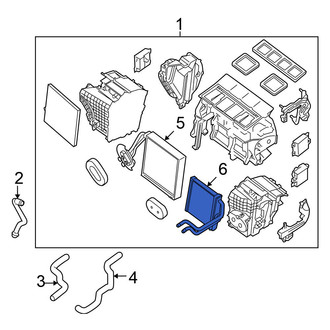Nissan OE - HVAC Heater Core