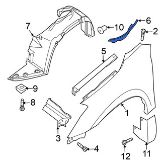 Nissan OE - Front Left Fender Filler Panel