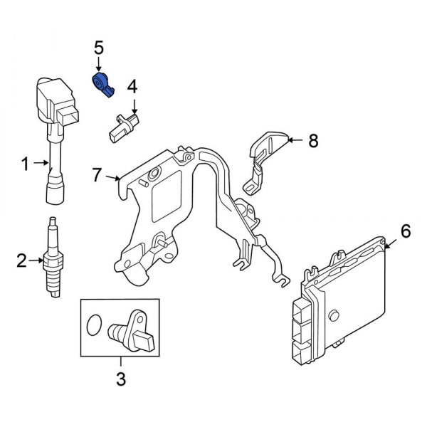 Ignition Knock (Detonation) Sensor