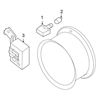 Nissan OE - Electrical - Tire Pressure Monitor Components (Sedan)