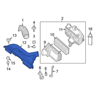 Nissan OE - Engine Air Intake Hose
