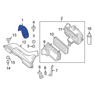 Nissan OE - Engine Air Intake Hose