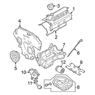 Nissan OE - Engine / Transaxle - Engine Parts (Sedan)