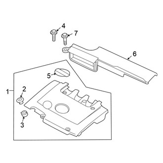 Nissan OE - Engine / Transaxle - Engine Appearance Cover (3.5L)