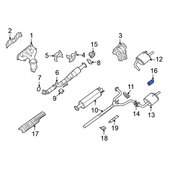 Nissan OE - Exhaust Tail Pipe Tip