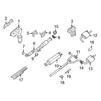 Nissan OE - Rear Catalytic Converter Gasket