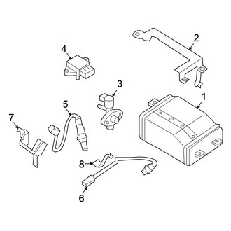 Nissan OE - Emission System (Sedan 2.5L)