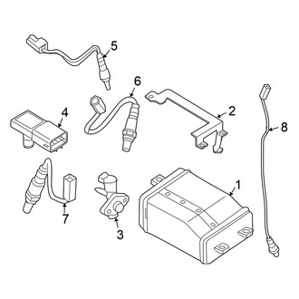 Nissan OE - Emission System (Sedan)