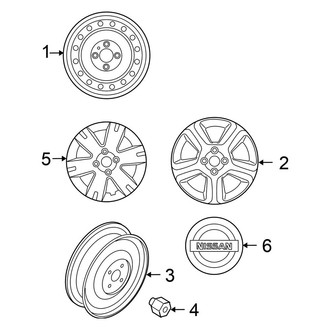 Nissan OE - Wheels (Sedan)