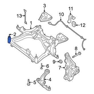Nissan OE - Suspension Stabilizer Bar Bracket Bolt