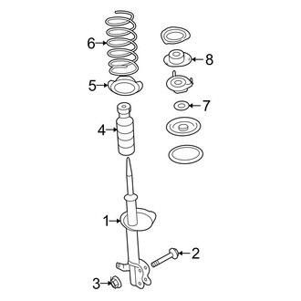 Nissan OE - Front Suspension - Struts & Components (Sedan)