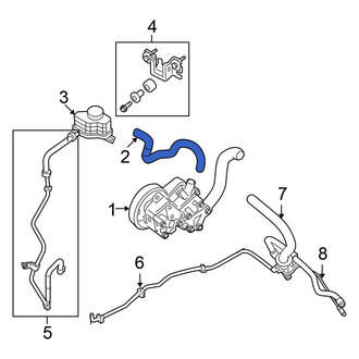 Nissan OE - Power Steering Return Hose