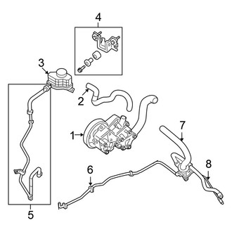 Nissan OE - Steering Gear & Linkage - Pump & Hoses (Sedan)
