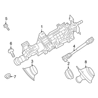 Nissan OE - Steering Column Assembly (Sedan)